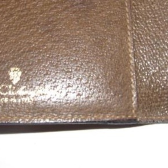 Vintage Gucci Brown Leather XL Wallet Change Purse - Picture 6 of 6